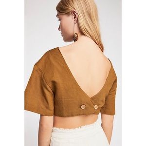 Free People Beliza reversible crop top